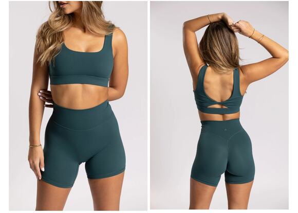 P'tula Other - PTULA PURELUXE Summit Sports Bra Medium Evergreen NWOT